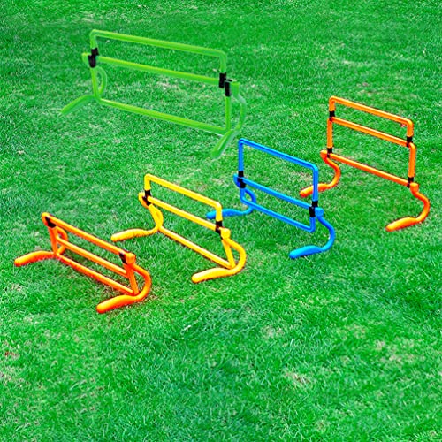 BESPORTBLE Removable Training Hurdles, Agility Ladder Speed Training Equipment, Soccer Training Agility Hurdles(Yellow) - color: Green
