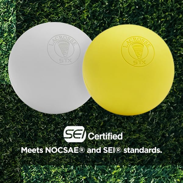 STX Official Lacrosse Balls - color: White, size: 12 Balls