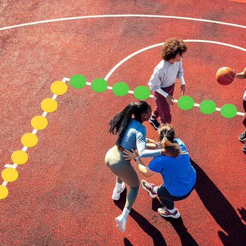 PATIKIL Spot Markers, Non-Slip Floor Agility Markers Flat - color: Green