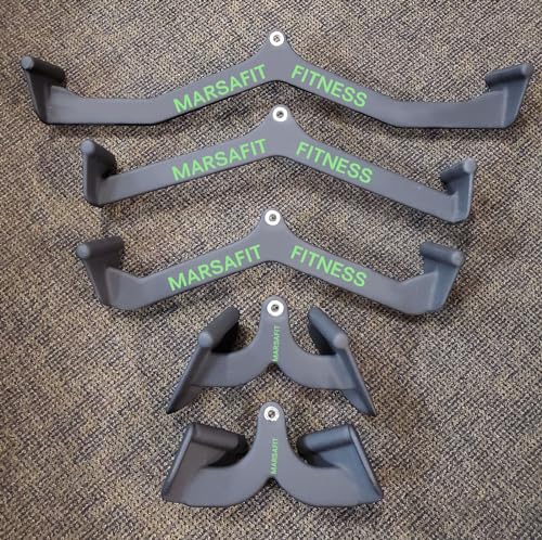 Home Gym Fitness Rowing T-bar V-bar Pulley Cable Machine Attachment, Bicep Curl Tricep LAT pulldown Bar Back Strength Training Handle Grips LAT Pull Down Bar for Seat Row Workout - style: BTBAR 1901