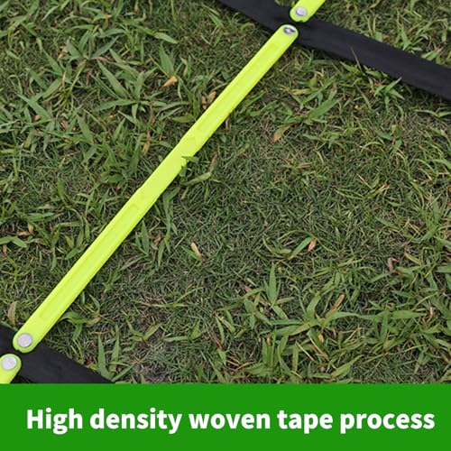 Agility Ladder for Gym Home Use, Football Basketball Reaction Training Equipment with Carry Bag Multifunctional Speed Ladder