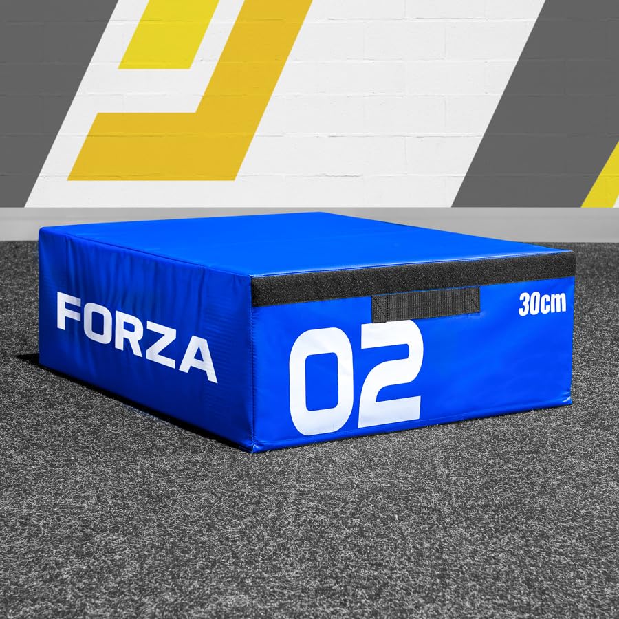 FORZA Plyometric Jump Box - Premium Soft Foam Exercise Step & Box Jump - 6in, 12in, 18in, 24in or Complete Set