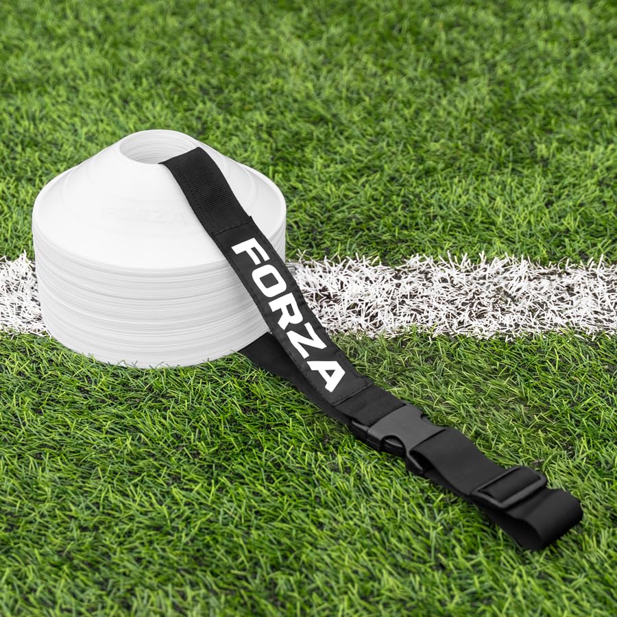 FORZA Training Equipment Carriers & Holders Set – Cone Holder, Hurdle Carrier, Bib Ring & Strap for Sports Storage - size: Cone Strap