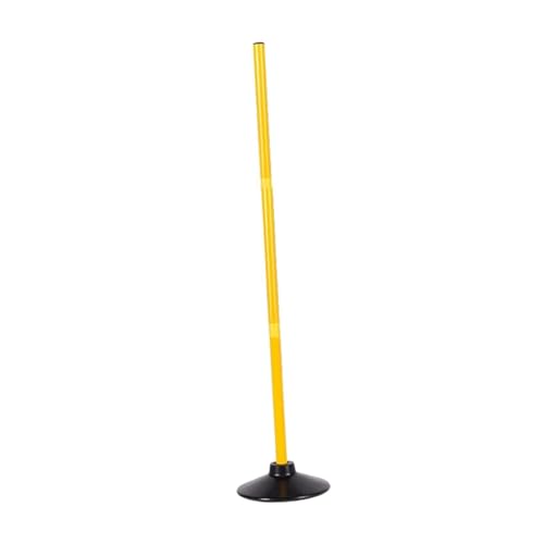 Soccer Training Marker Pole Set Football Sign Obstacle Cone Agility Rod PVC Rubber Base Suitable for Coaches Athletes Group Training Backyard