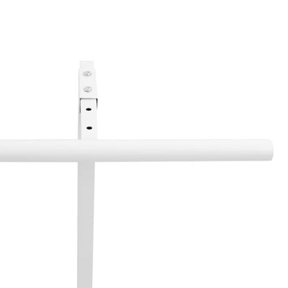 Physical Therapy Parallel Bars - 7FT/213cm Walking Assist Bars with Adjustable Height and Width, Home Gym Parallel Bars Workout Dip Stnads for Strength Training Fitness - color: White