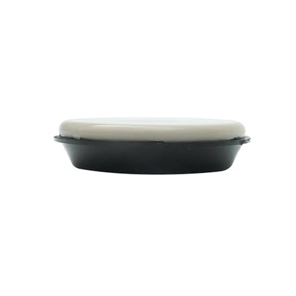 Shepherd Hardware 9221 1-3/4-Inch Reusable, Round, Slide Glide Furniture Cups, 4-Pack,Black