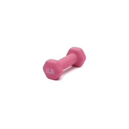 Amazon Basics Neoprene Dumbbell Hand Weights for Exercise and Muscle Toning - style: 2 Pound, Pair