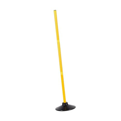 Soccer Training Marker Pole Set Football Sign Obstacle Cone Agility Rod PVC Rubber Base Suitable for Coaches Athletes Group Training Backyard