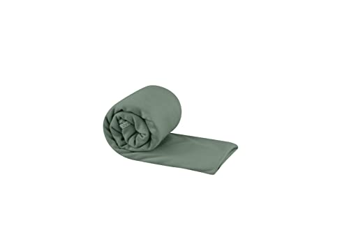 Sea to Summit Portable Pocket Towel for Camping, Gym, and Travel - color: Sage, style: Medium