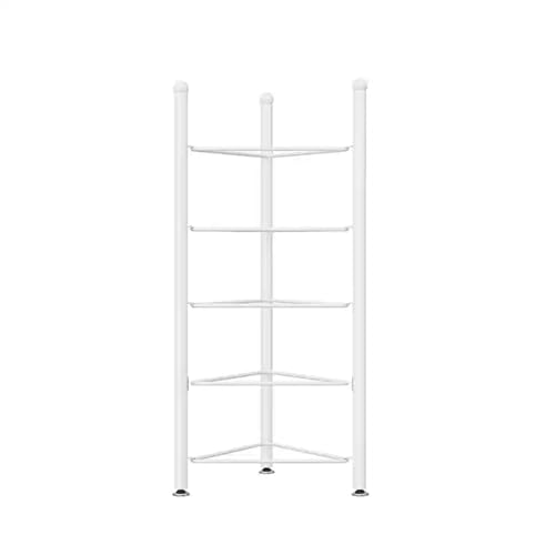 3/5/6/7 Tier Floor Stand Storage Organizer Exercise Half Balance Ball Storage Rack, Home Gym Workout Equipment for Bosu Slam Bowling Medicine Balls - color: White, size: 5 layer - 51jin