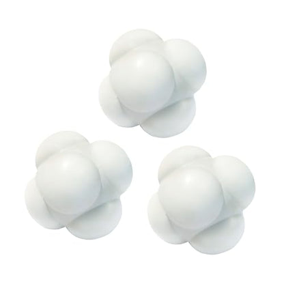 GSE Sports Reaction Balls for Field Training, Agility Trainer for Baseball - color: White, style: 3-Pack
