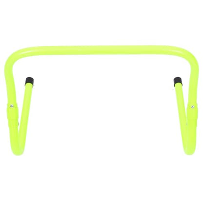 Baluue Adjustable 2-Level Plastic Soccer Training Hurdles, Foldable PVC Agility Speed Hurdles, Wear-Resistant Track Running Equipment for Football Practice