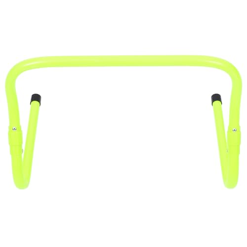 Baluue Adjustable 2-Level Plastic Soccer Training Hurdles, Foldable PVC Agility Speed Hurdles, Wear-Resistant Track Running Equipment for Football Practice