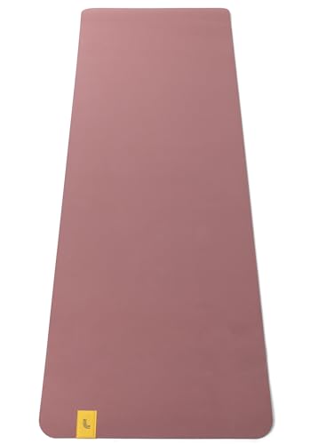 Lolë Pose Yoga Mat for Women with Strap Carrier | Non-Slip 5mm Thick Exercise Mat | Ideal for Hot Yoga & Pilates | PVC-Free & Sweat-Resistant - color: Desert Rose K768