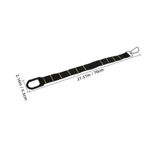 TOYANDONA Weighted Training Straps for Sled Pulling and Endurance Training with Adjustable Length, Portable and Comfortable Nylon and Iron Harness for Fitness Exercises and Squats