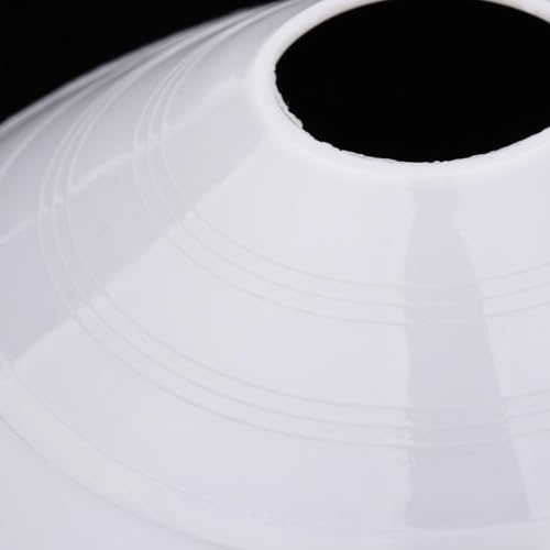 50 Pack Soccer Training Cones - Assorted Colors, White