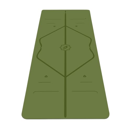 Liforme Travel Yoga mat – Patented Alignment System, Warrior-Like Grip, Non-Slip, Eco-Friendly, Ultra-Lightweight and Sweat Resistant, Made with Natural Rubber