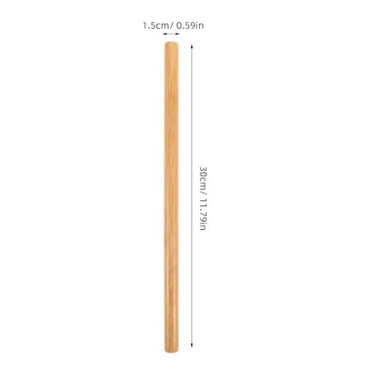 TIDTALEO Gua Sha Massage Stick and Chinese Wood Stick Roller for Shoulder Neck Muscle Mobility, 30Cm X 1.5Cm Wooden Massage Roller for Home Therapy and Posture Correction