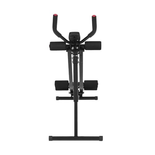 Ab Machine for Abs Workout, Foldable Abdominal Trainer Machine - color: Heavy Duty Pro