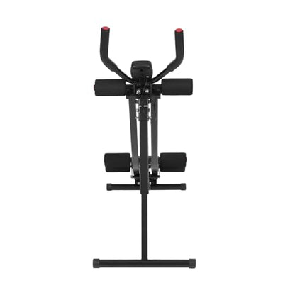 Ab Machine for Abs Workout, Foldable Abdominal Trainer Machine - color: Heavy Duty Pro