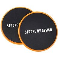 Core Sliders for Full Body Workout, Dual-Sided Gliding Discs for Abs, Legs, Glutes & Strength Training, Home Gym Fitness Equipment for Balance & Stability