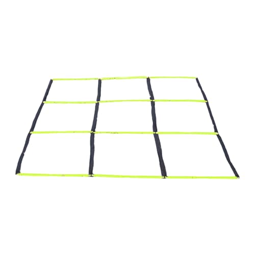 Multifunctional 9 Grids Agility Ladder for Sports Training Fitness and Footworks Drill Agility Train Ladder Enduring - color: Green
