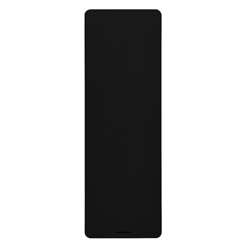 Retrospec Zuma Yoga Mat | 1/2 Inch Thick Non Slip Workout Mat | TPE Exercise Mat for Yoga, Pilates & Stretching | 72x24in - color: Black