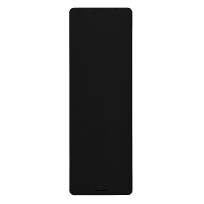 Retrospec Zuma Yoga Mat | 1/2 Inch Thick Non Slip Workout Mat | TPE Exercise Mat for Yoga, Pilates & Stretching | 72x24in - color: Black