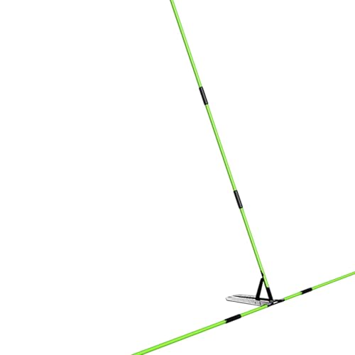 Golf Alignment Sticks Holder Swing Aid Trainer with Adjustable Angle Plate, 38cm/14.96inch Portable Swing Plane Correction Tool for Men Women