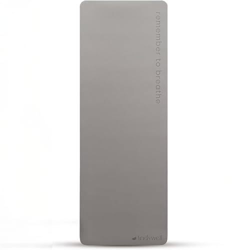 Lindywell Pilates Yoga Workout Mat Non Slip 6mm, 8mm, 10mm Thick - 6ft x 26in