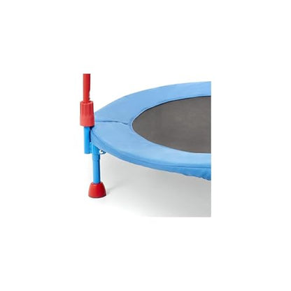 HomeStock 3ft Trampoline for Kids - Indoor Outdoor Bounce Fun - Safe Jumping Pad & Handle