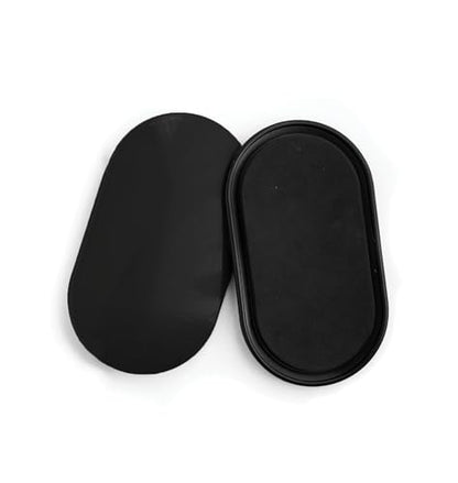 Envirolite Fitness Slider - Conditioning Sliders - Easy to Use on Carpet - Core and Pilates Exercise Equipment - At Home Workout Gear - 9" long x 5" wide x 0.5" thick - Pack of Two