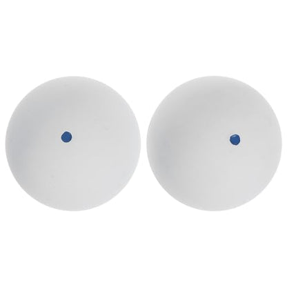 Ciieeo Single Dot Rubber Squash Balls 2pcs for Beginner Training Hand-Eye Coordination Reaction Trainer Indoor Bounce Practice Balls