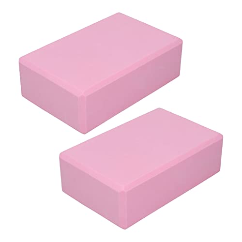 2PCS Yoga Block for Yoga Pilates Meditation Nonslip Appearance Provides Stability Nonslip EVA Yoga Blocks