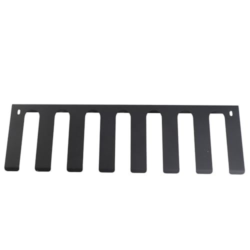 Wall Mounted Gym Hanger, Versatile Storage for Resistance Bands and Jump Ropes Gym Organizer Rack Carbon Steel 17x5x2in for Home Fitness Enthusiasts, Apartment Gyms, Workout Spaces