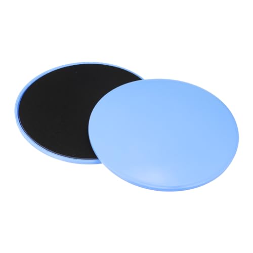 PATIKIL Core Sliders for Working Out, Dual Sided Exercise Sliders Fitness Workout Discs Strength Slides Discs for Gym Carpet Hardwood Floor - color: Blue