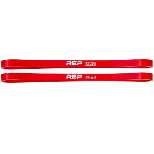 REP Fitness Short Resistance Bands for Strength and Conditioning. Multiple Resistance Levels Available from 5-230lbs. Sold as a Pair. 12" Length.
