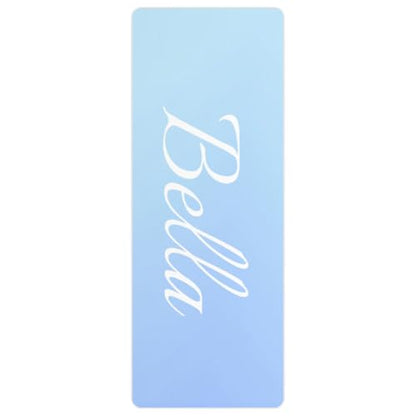 Custom Name Yoga Mat,Personalized Travel Yoga Exercise Mat,Non Slip,Perfect for Kids & Adults,Gradient Color D Series - color: Style 3