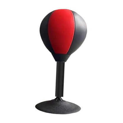 Boxing Speed Ball Suction Cup Base Punching Bag Desktop Heavy Duty PU Material Fast Reaction Agility Training Suitable for Adults Women Men Dorm Home