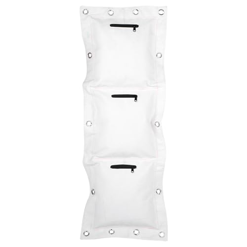Empty Sandbag, Wall Kick Boxing Bag Wing Chun Wall Target Canvas Punching Bag with Zipper for Boxing Muay Thai Training Equipment