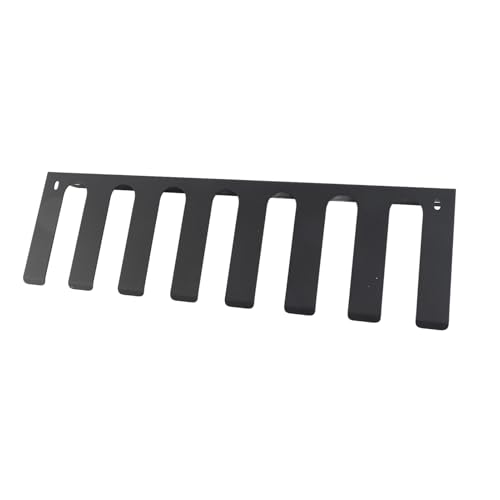 Wall Mounted Gym Hanger, Versatile Storage for Resistance Bands and Jump Ropes Gym Organizer Rack Carbon Steel 17x5x2in for Home Fitness Enthusiasts, Apartment Gyms, Workout Spaces