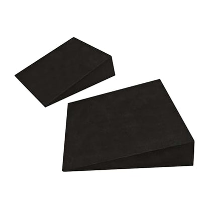 Vaveren 2Pcs Squat Wedge Block Foot Incline Board Heel Elevated Squat Ramp Calf Stretcher for Pilate Workout Pushup Practice Home Gym