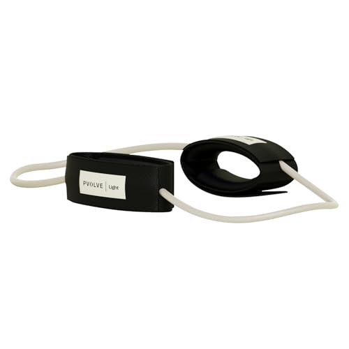 Pvolve Ankle Workout Bands- Home Gym Fitness Equipment to Exercise The Lower Body and Sculpt & Tone Legs, Glutes, and Core - color: Bone - Light
