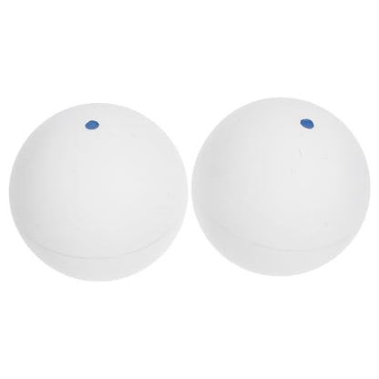 PRETYZOOM 2pcs Single Dot Squash Training Balls Rubber Reaction Trainer High Bounce for Beginner Practice and Competition Use