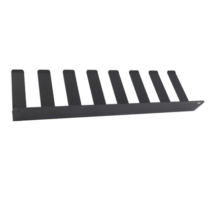 Wall Mounted Gym Hanger, Versatile Storage for Resistance Bands and Jump Ropes Gym Organizer Rack Carbon Steel 17x5x2in for Home Fitness Enthusiasts, Apartment Gyms, Workout Spaces