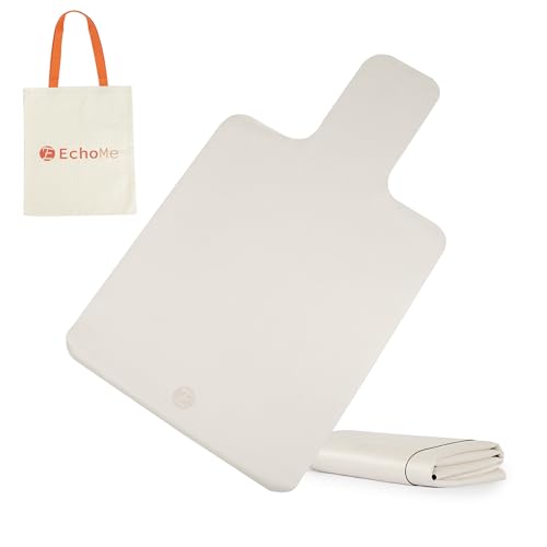 Echome Non-Slip Pilates Reformer Mat with Mesh Bag – Sweat-Wicking, Lightweight, Fits Balanced Body/Merrithew/Aeropilates (38"x22") - color: Dusty Sand