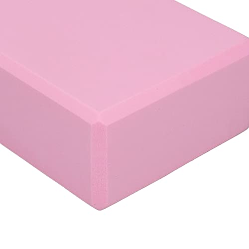 Focket Yoga Block, Soft Non Slip Surface Lightweight 2PCS Foam Yoga Props, Pilates Accessories with Beveled Edges for Pilates Meditation Stretching Toning