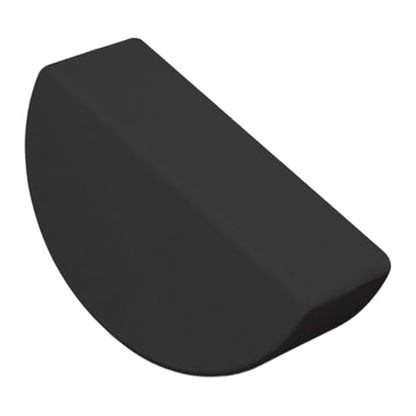 Half Round Yoga Block,Half Moon Balance Block,Multifunctional Exercise Brick Prop AntiSlip for Home Gym Workout Training - color: Black