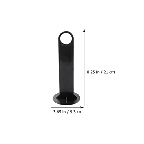 10Pcs Handy Soccer Drill Agility Training Marker Disc Cone Holder Carrier Football Field Cone Markers for Training Football Kid Sports Equipment (Black-10PCS)