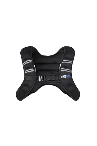 RUNmax 20LBS - 150LBS Adjustable Weighted Vest Wtih Shoulder Pads Option for Men and Women - size: 12 LB